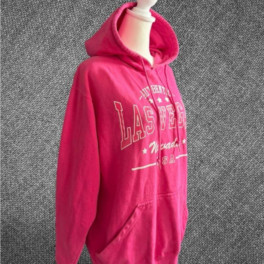 Authentic Las Vegas Pink Hoodie View 3